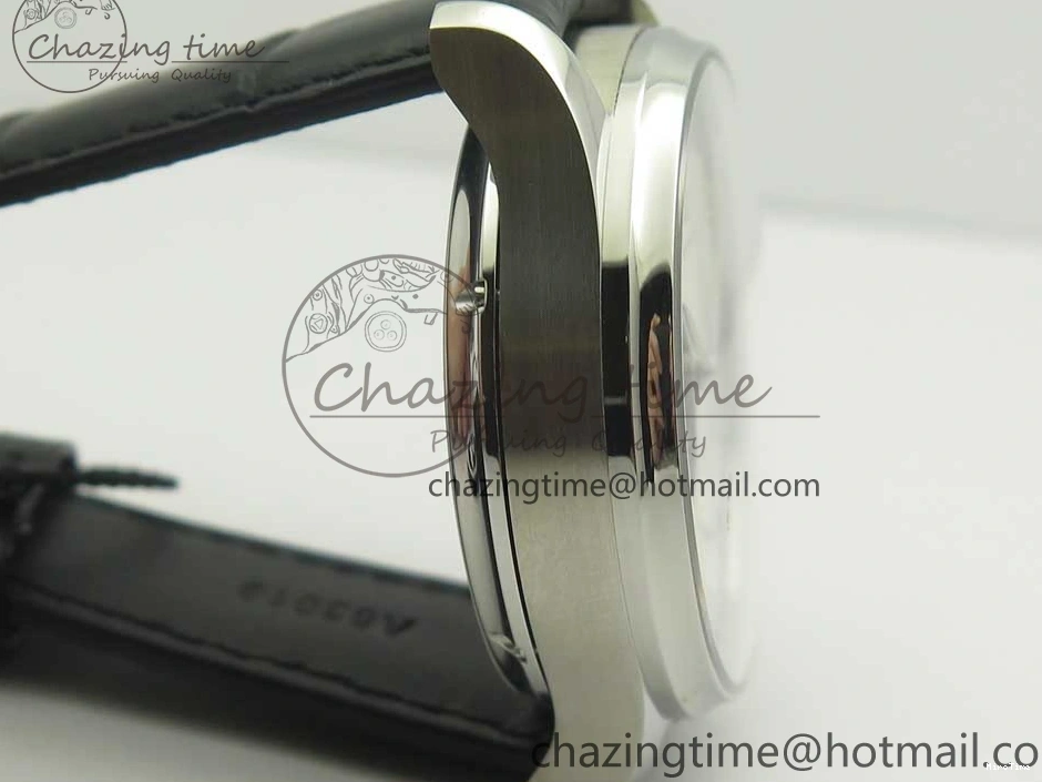 MIROTIME 0516 Efficient Portuguese Tourbillon IW5463 SS ZF Best Edition White Dial on Black Leather Strap 7170